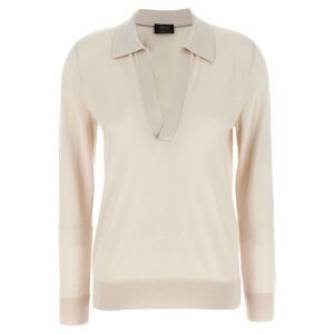 Brioni Women's Cashmere And Silk Polo Shirt